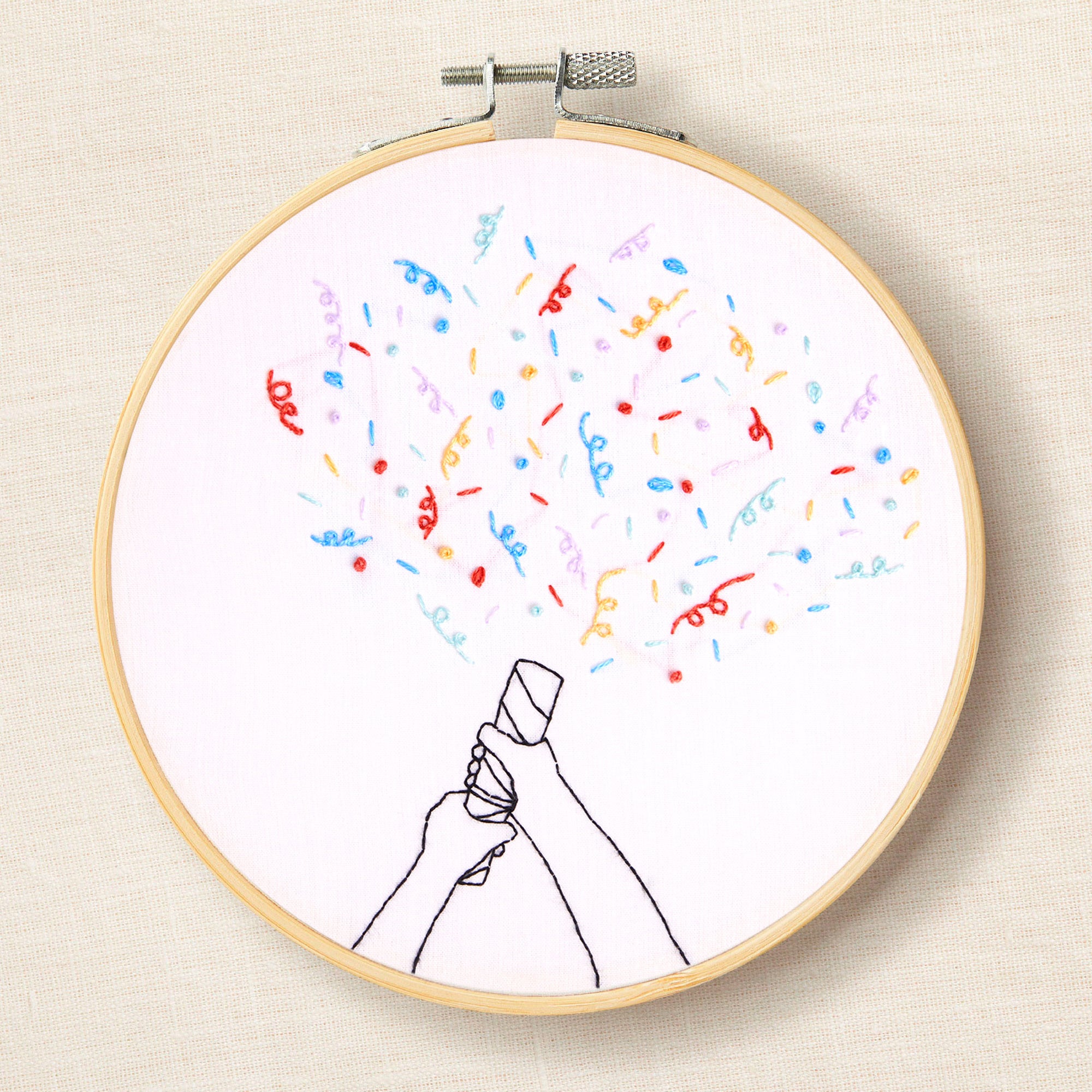DMC Confetti Celebration by Kseniia Guseva (Embroidery Kit)