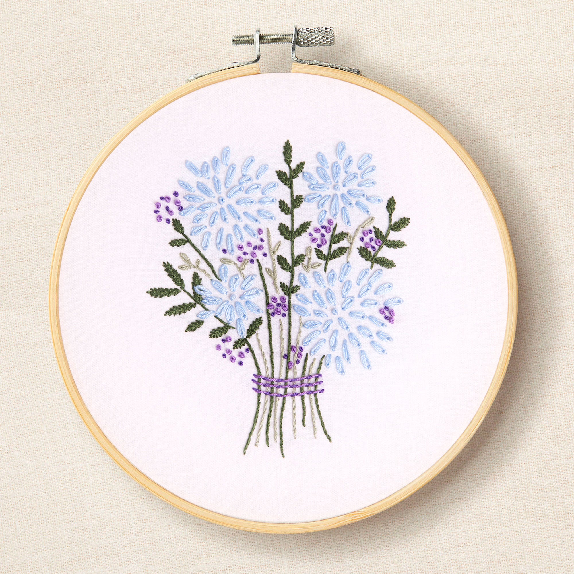 DMC Hand-Tied Blooms by Jenni Davis (Embroidery Kit)