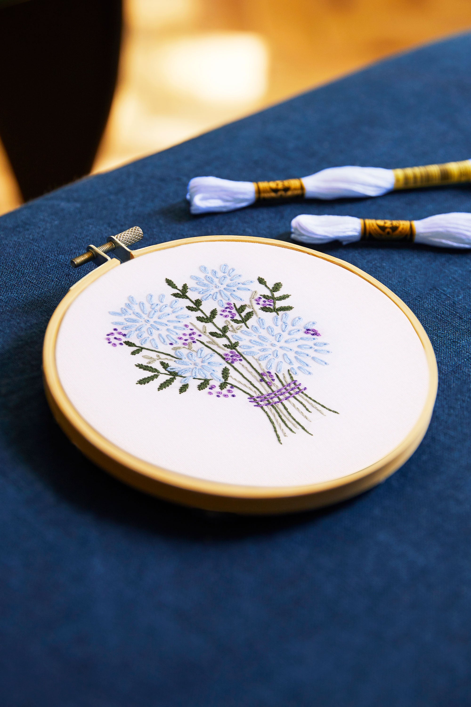 DMC Hand-Tied Blooms by Jenni Davis (Embroidery Kit)