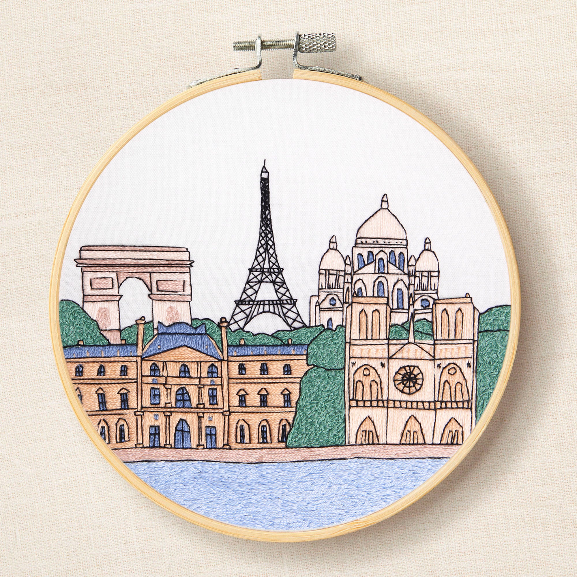 DMC Paris Landmarks by Kseniia Guseva (Embroidery Kit)