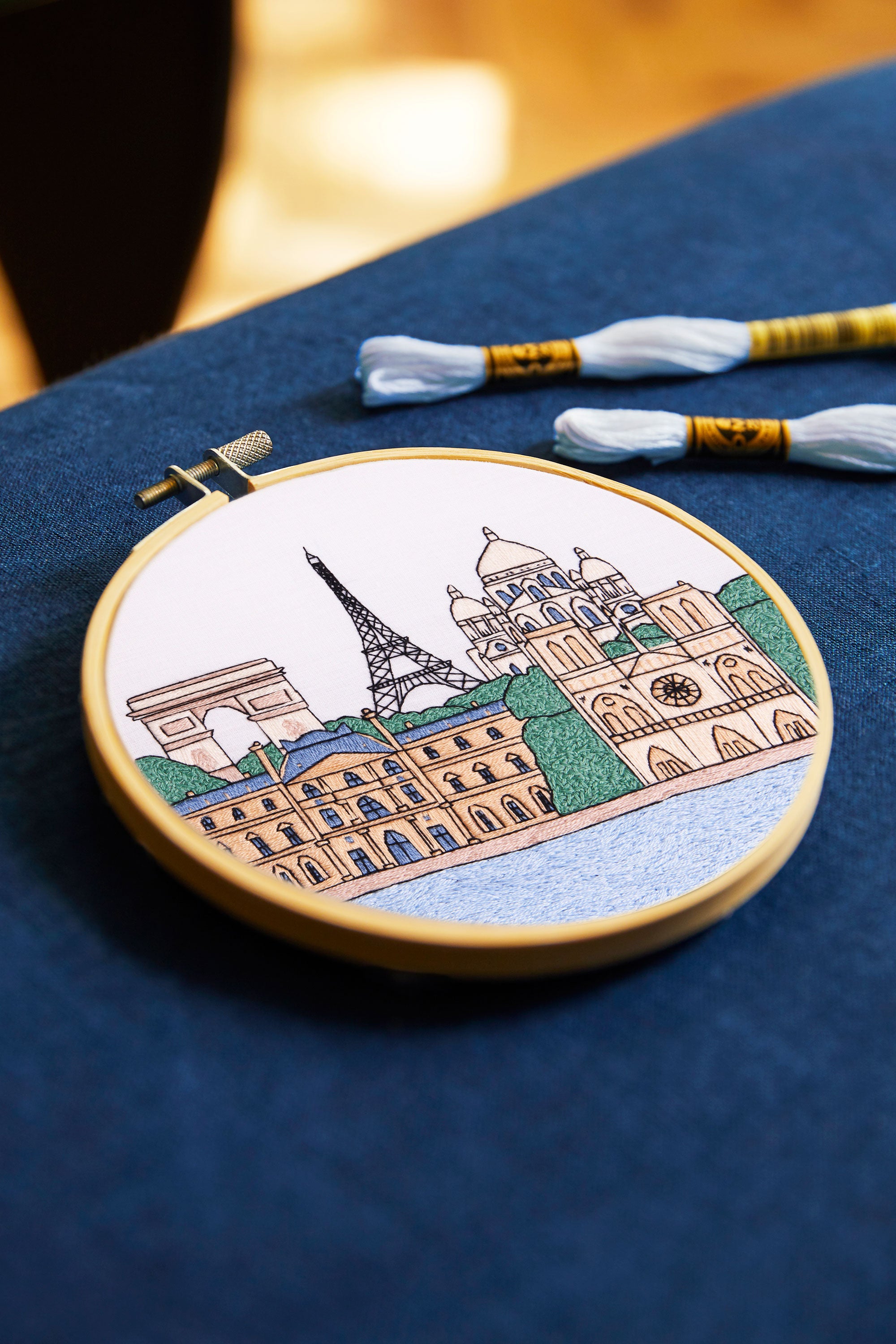 DMC Paris Landmarks by Kseniia Guseva (Embroidery Kit)