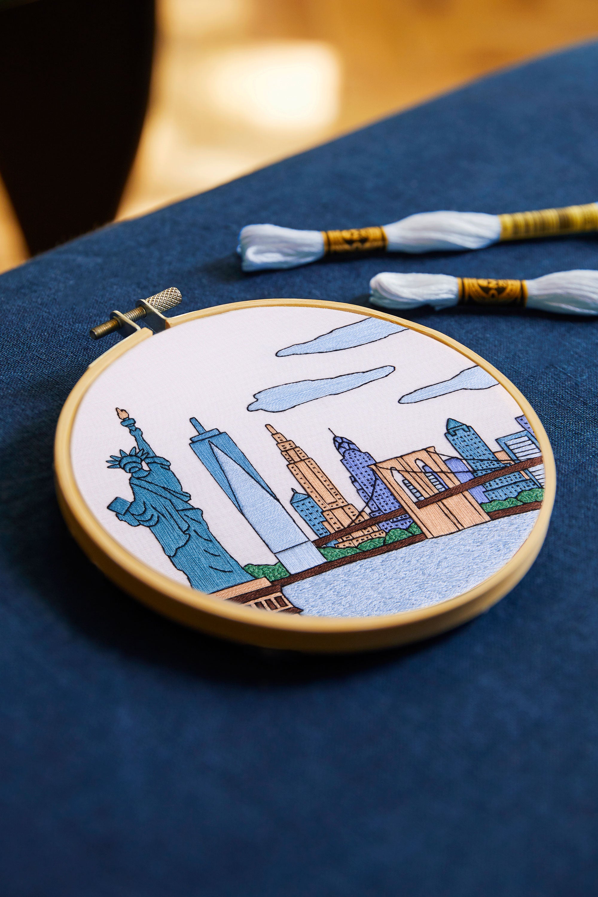 DMC New York City by Kseniia Guseva (Embroidery Kit)