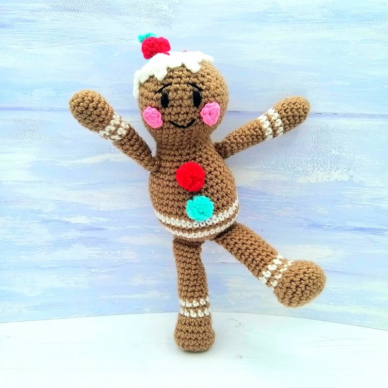 Wee Woolly Wonderfuls George the Gingerbread Boy in Stylecraft Special Chunky
