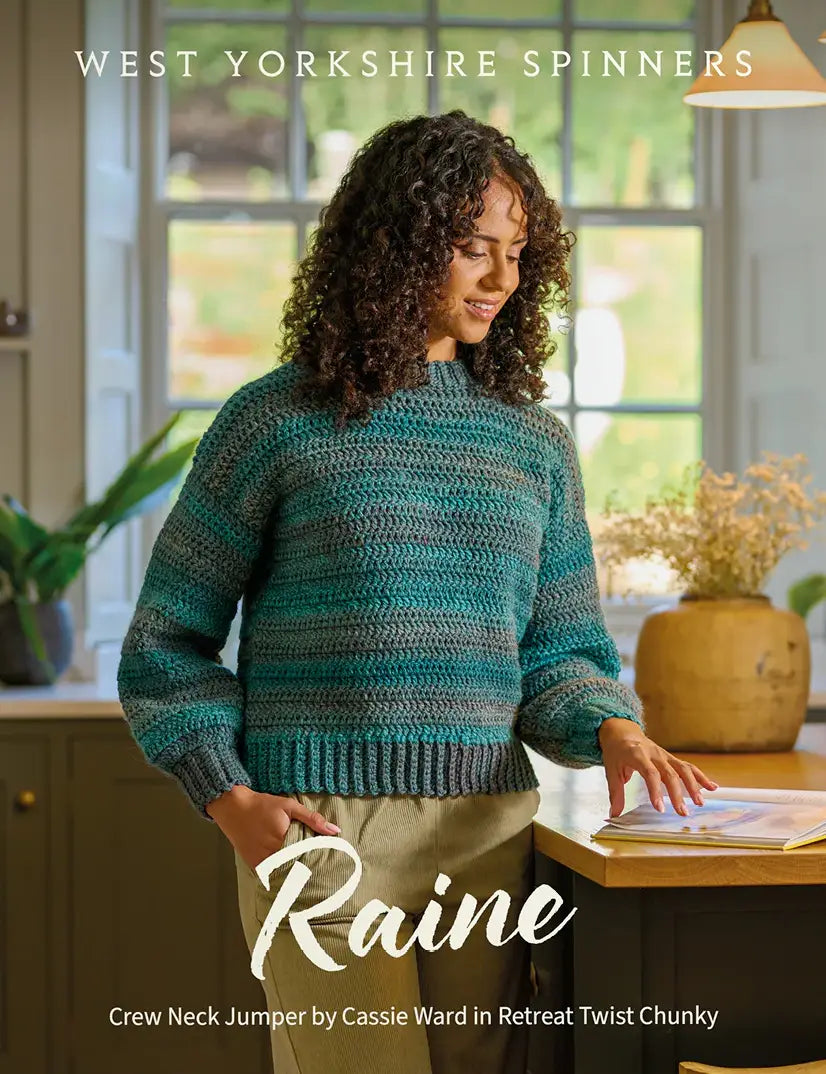 West Yorkshire Spinners Retreat Twist Chunky - Raine Crew Neck Jumper