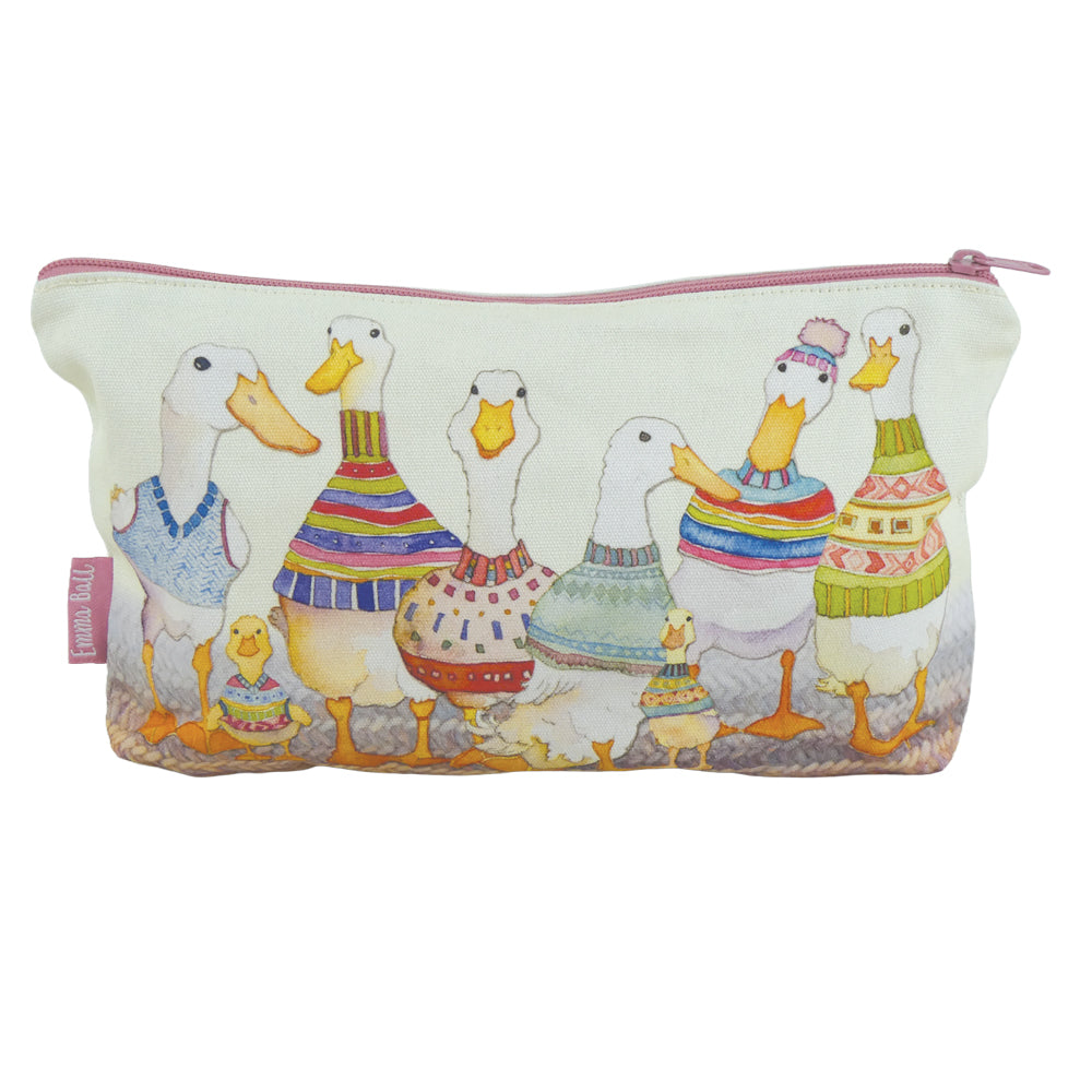 Emma Ball - Zipped Pouch - Dapper Ducks