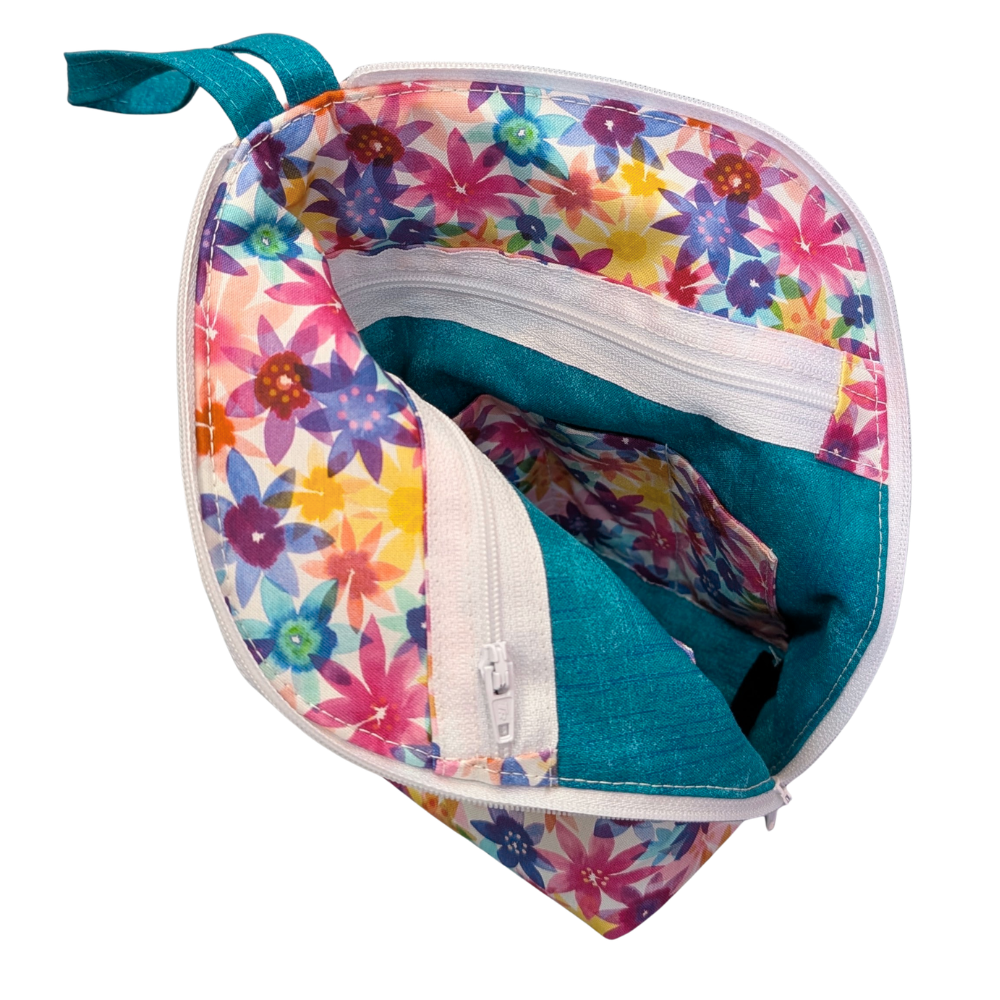 Half Done Jen Craft Pod - Summer Flowers (Teal)