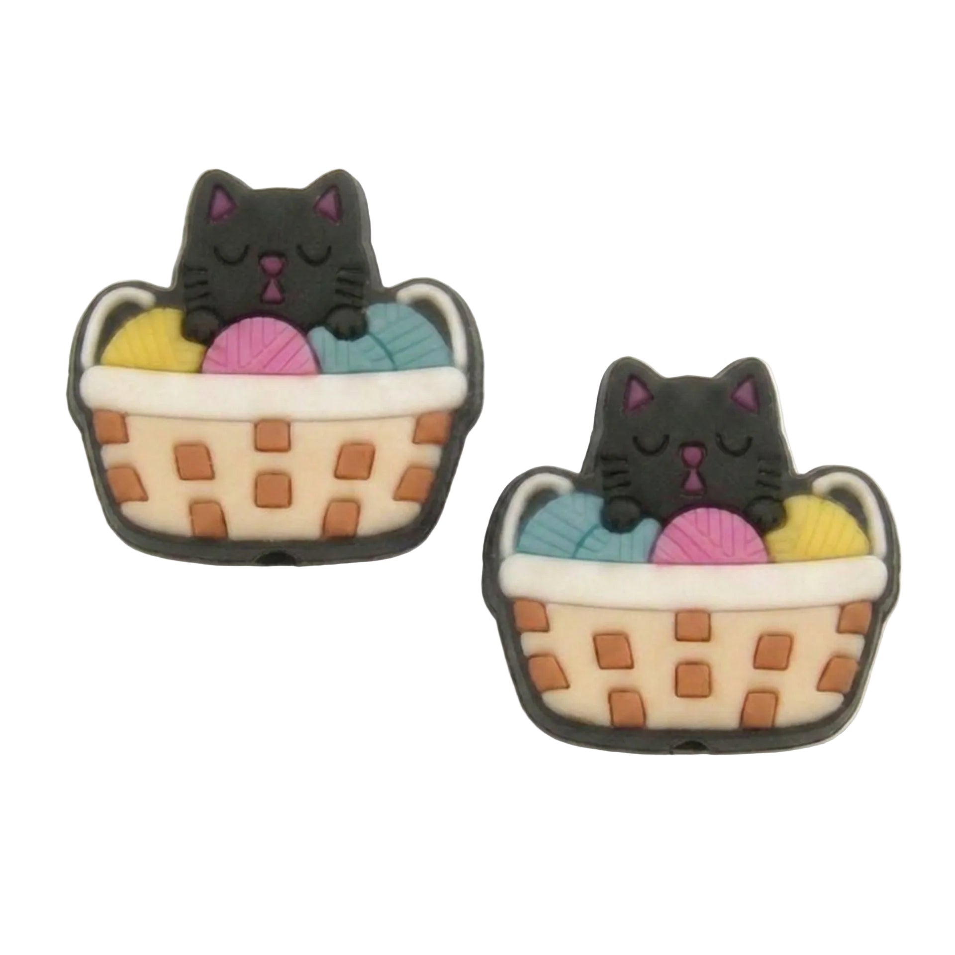 Needle Stoppers - Cats in Yarn