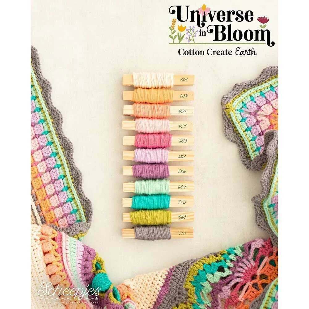 Scheepjes CAL 2025 - Universe in Bloom - Cotton Create - Earth