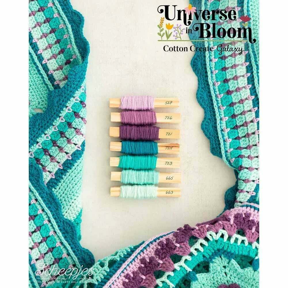 Scheepjes CAL 2025 - Universe in Bloom - Cotton Create - Galaxy
