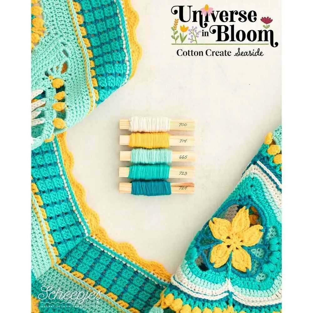 Scheepjes CAL 2025 - Universe in Bloom - Cotton Create - Seaside