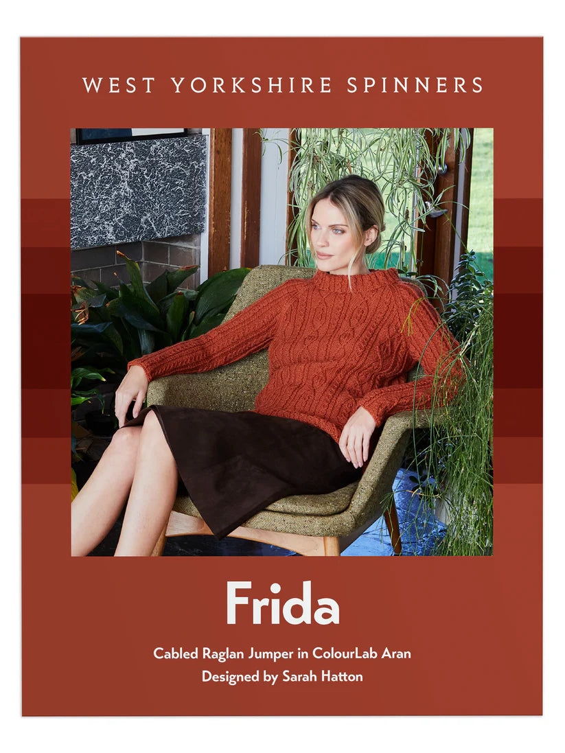 West Yorkshire Spinners ColourLab Aran - Frida Cabled Raglan Jumper