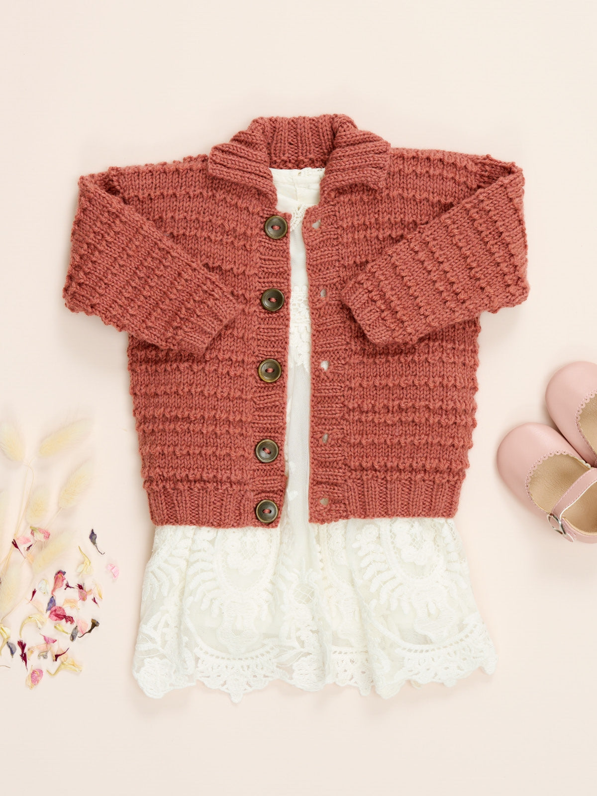 West Yorkshire Spinners Bo Peep Luxury Baby DK - Charlie Textured Hoody & Cardigan