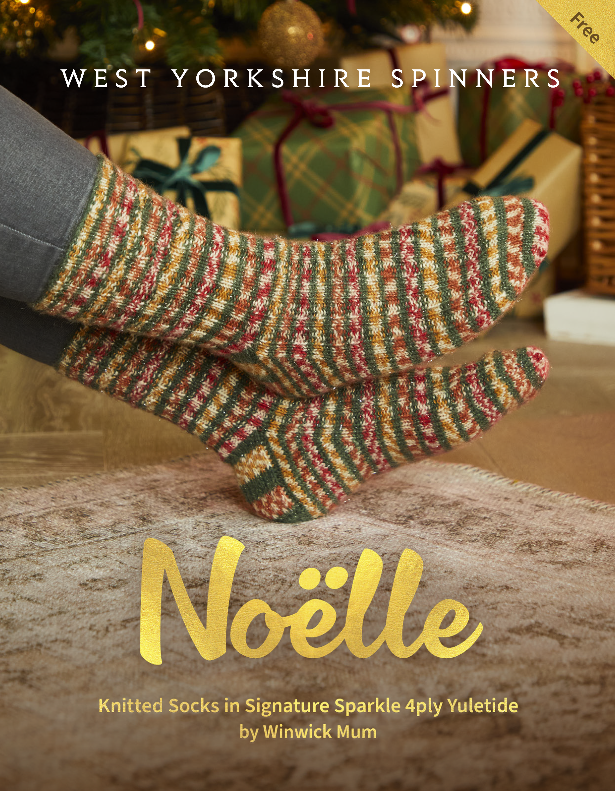 West Yorkshire Spinners Signature 4 Ply - Noëlle Knitted Socks by Winwick Mum [Free Download]