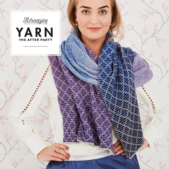 Scheepjes YARN The After Party no. 71 - Lavender Trellis Wrap