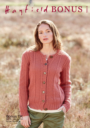 Hayfield Patterns Hayfield Bonus DK - Cardigan (10043) 5024723100439