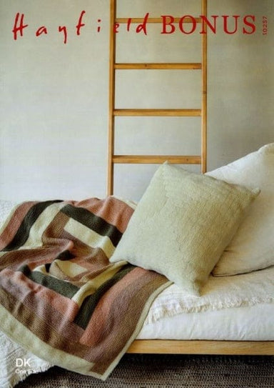 Sirdar Patterns Hayfield Bonus DK - Blanket & Cushion (10257) 5024723102570