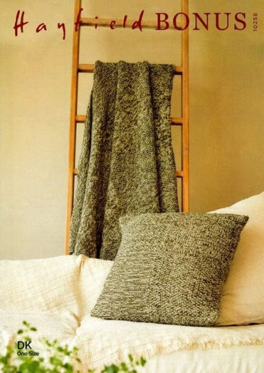 Sirdar Patterns Hayfield Bonus DK - Blanket & Cushion (10258) 5024723102587