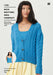 Rico Design Patterns Rico Design Essentials Organic Cotton Aran - Cardigan & Top (1199) 4065166016711