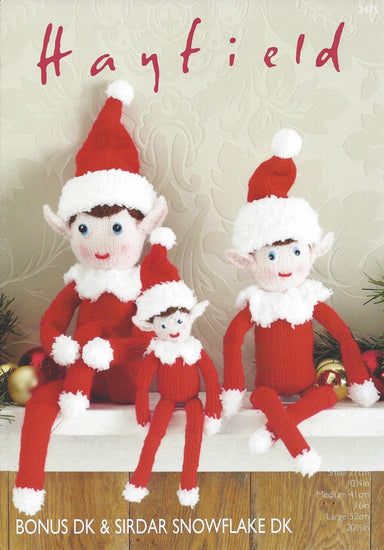 Sirdar Patterns Hayfield Bonus DK & Sirdar Snowflake DK - Christmas Elves (2475) 5024723924752