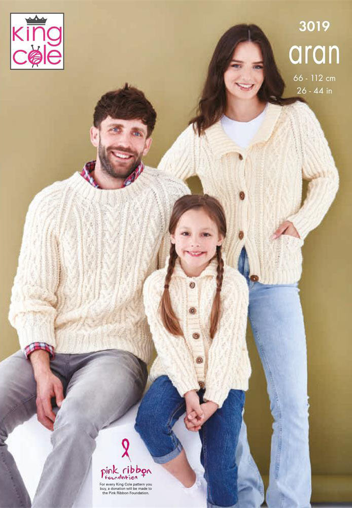 King Cole Fashion Aran - Sweater and Cardigans (3019)