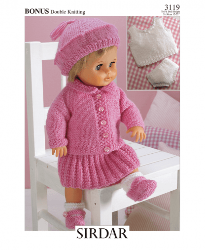 Hayfield Patterns Hayfield Bonus DK - Baby Doll's Outfit (3119) 5024723931194