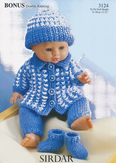 Hayfield Patterns Hayfield Bonus DK - Baby Doll's Outfit (3124) 5024723931248