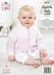 King Cole Patterns King Cole Baby Pure DK - Round and V Neck Cardigans (5773) 5057886024816