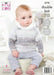 King Cole Patterns King Cole Baby Pure DK - Cardigan and Sweater (5778) 5057886024861