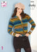 King Cole Patterns King Cole Safari Chunky - Ladies Round & V Neck Cardigans (5934) 5057886031128