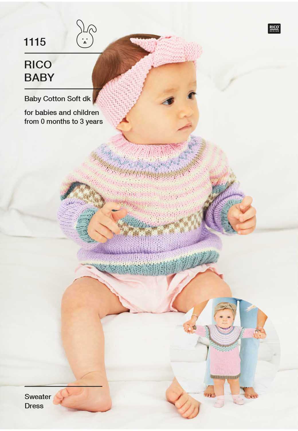 Rico Design Baby Cotton Soft DK - Sweater & Dress (1115)