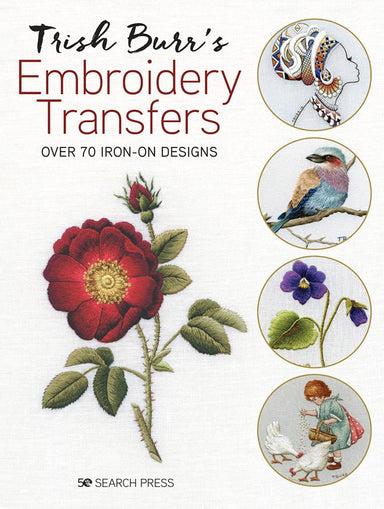 Search Press Patterns Trish Burr's Embroidery Transfers 9781782219033
