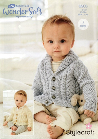 Stylecraft Patterns Stylecraft Wondersoft DK - Cardigans (9906) 5034533076022