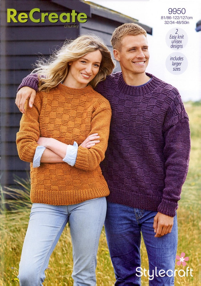 Stylecraft ReCreate Chunky - Sweaters (9950)