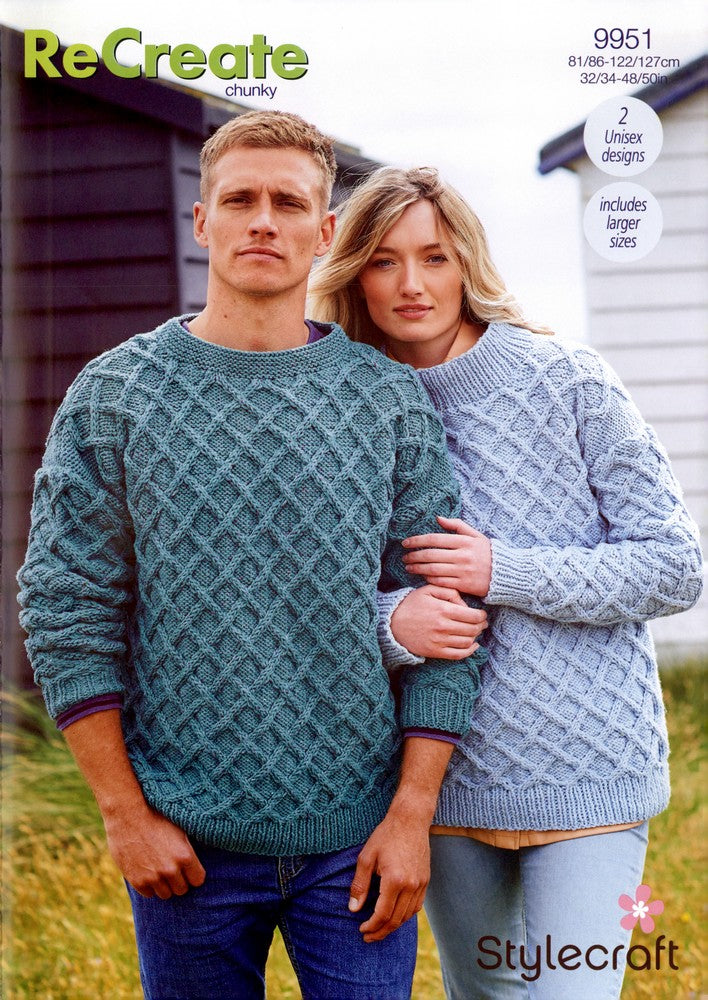 Stylecraft ReCreate Chunky - Sweaters (9951)
