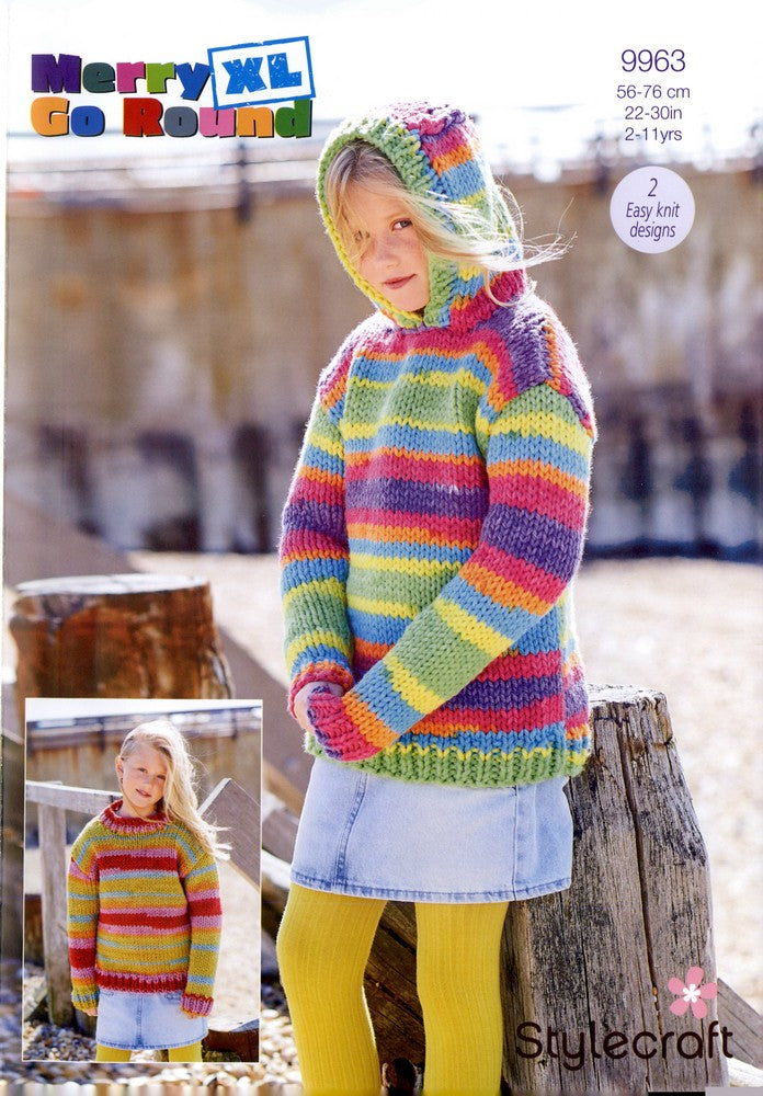 Stylecraft Merry Go Round XL - Sweater and Hoodie (9963)
