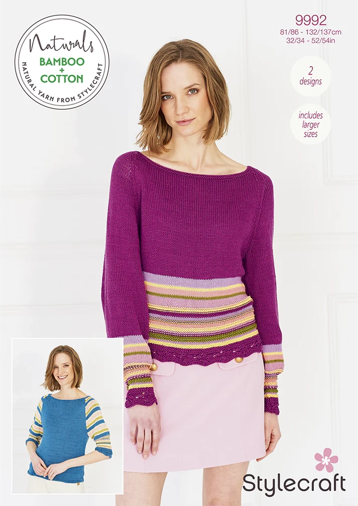 Stylecraft Naturals Bamboo+Cotton - Sweaters (9992)