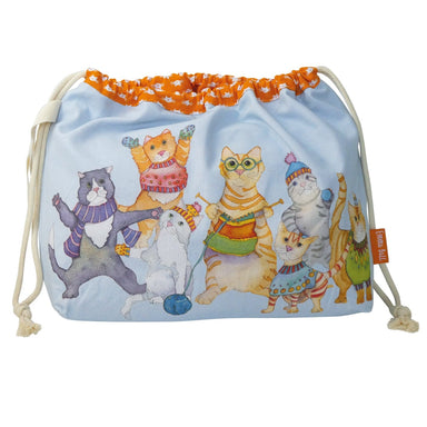 Emma Ball Accessories Emma Ball - Drawstring Bag - Kittens in Mittens 5060703327779