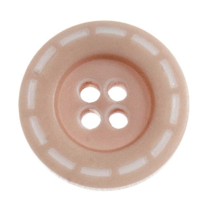 Stitch Design Round Button - 18mm