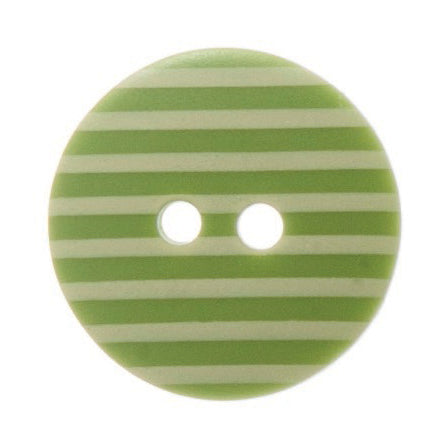 Round 2-Tone Striped Button - 18mm