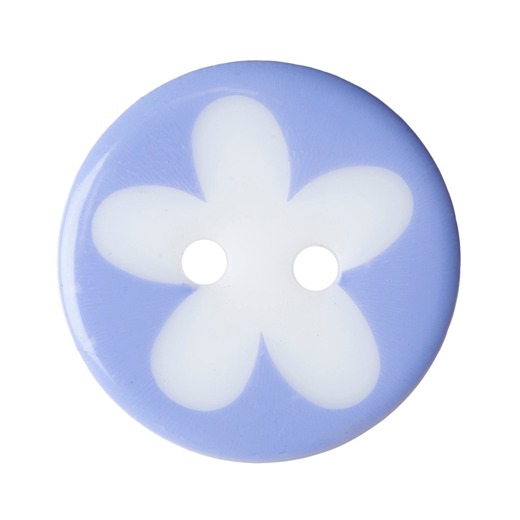 Round Flower Button - 17mm