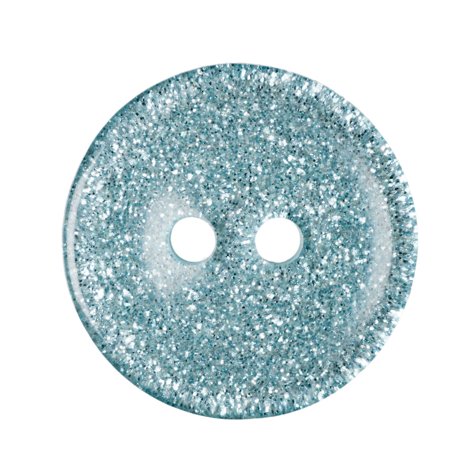 Round Glitter Button - 15mm