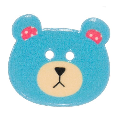 Bonfanti Buttons 8 Bonfanti Teddy Bear Face Button (13779)