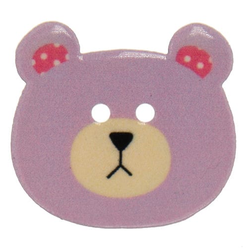 Bonfanti Buttons 2 Bonfanti Teddy Bear Face Button (13779)