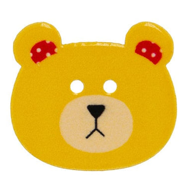 Bonfanti Buttons Bonfanti Teddy Bear Face Button (13779)