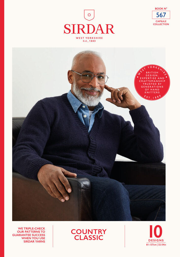 Sirdar Country Classic Mens' Capsule Collection Book (567)