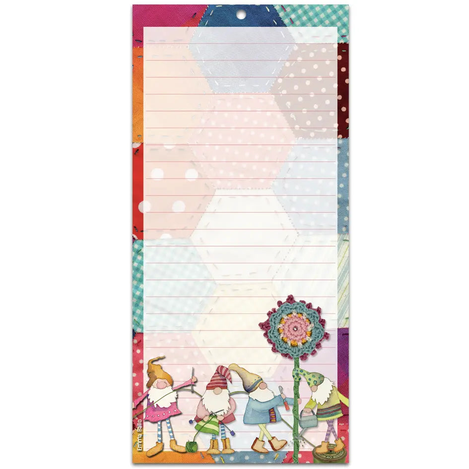 Emma Ball - Magnetic Notepad - Crafting Gnomes
