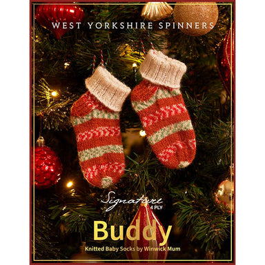 West Yorkshire Spinners Patterns West Yorkshire Spinners Signature 4 Ply - Buddy Knitted Baby Socks by Winwick Mum [Free Download]