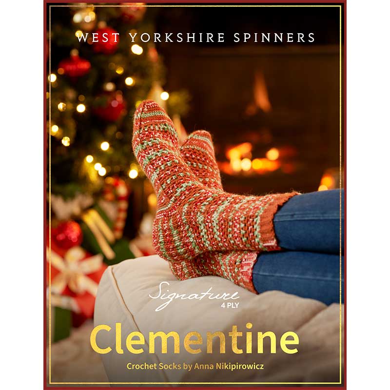 West Yorkshire Spinners Patterns West Yorkshire Spinners Signature 4 Ply - Clementine Crochet Socks by Anna Nikipirowicz [Free Download]