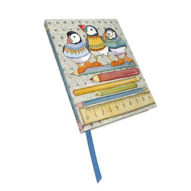 Emma Ball Accessories Emma Ball - Bound Notebook - Woolly Puffins 5060703321449