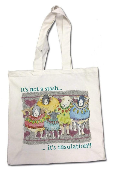 Emma Ball Accessories Emma Ball - Cotton Canvas Bag - It's not a Stash, it's Insulation!